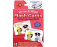 Write and Wipe Flash Cards Early Learning Skills with Marker - Educational Vantage