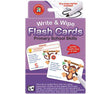 Write and Wipe Flash Cards Primary School Skills with Marker - Educational Vantage