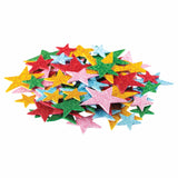 EVA Adhesive Glitter Stars Pack of 144 - Educational Vantage