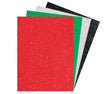 Felt Sheets Glitter Christmas A4 Pack of 10 - Educational Vantage