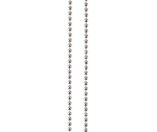 Ball Chain Necklace with Clasp Silver 67cm Pack of 10 - Educational Vantage