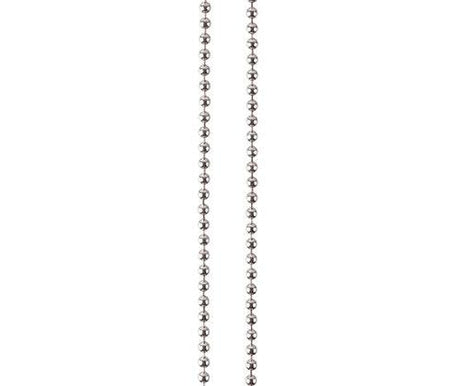 Ball Chain Necklace with Clasp Silver 67cm Pack of 10 - Educational Vantage