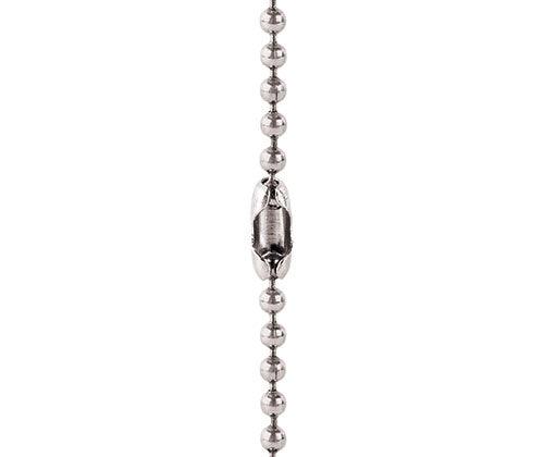 Ball Chain Necklace with Clasp Silver 67cm Pack of 10 - Educational Vantage