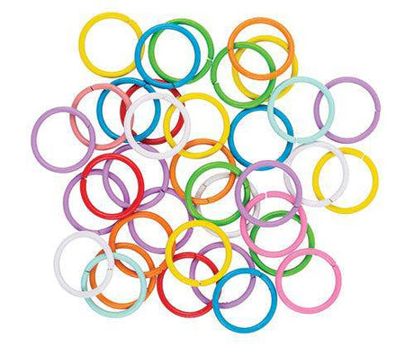 Jump Rings 10mm Coloured Pack of 200 - Educational Vantage