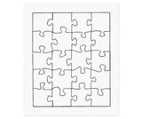 Cardboard Jigsaw Pack of 20 - Educational Vantage