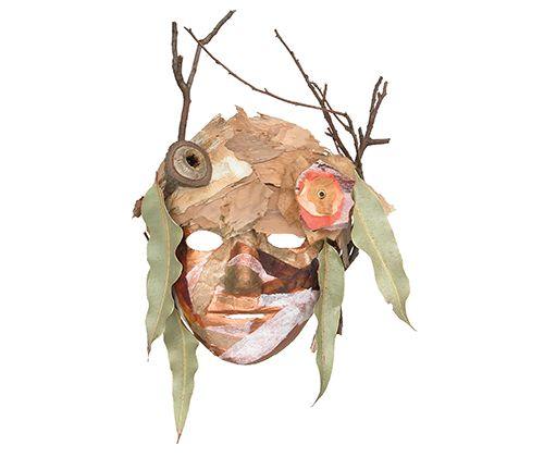 Papier-mache Full Face Mask - Educational Vantage