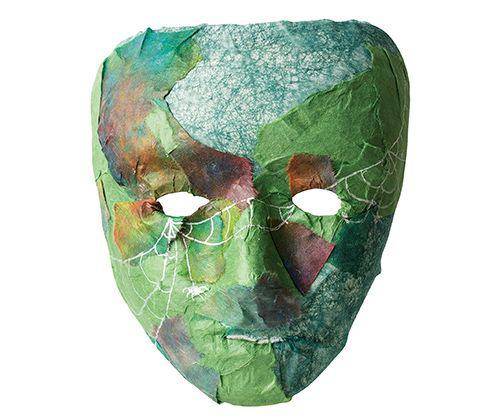 Papier-mache Full Face Mask - Educational Vantage