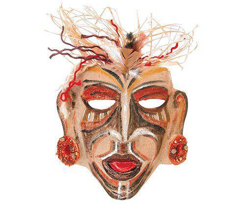 Papier-mache Primitive Mask - Educational Vantage