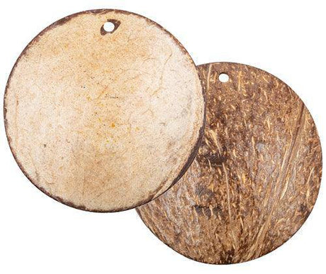 Coconut Shell Disk 60mm Pack of 10 - Educational Vantage