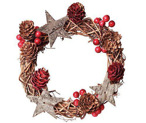 Natural Wreath 14cm Pack of 10 - Educational Vantage