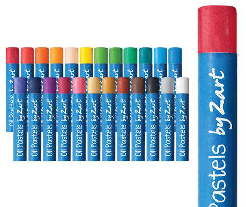 Zart Basics Large Oil Pastels - Educational Vantage