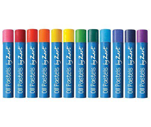 Basics Oil Pastels Cool and Warm Colours Pack of 48 - Educational Vantage