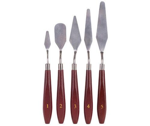 Palette Knife Set Assorted Pack of 5 - Educational Vantage