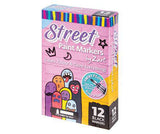 Street Paint Markers by Zart Pack of 12 - Educational Vantage