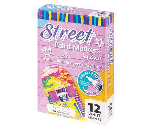 Street Paint Markers by Zart Pack of 12 - Educational Vantage