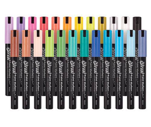 Street Paint Markers by Zart Pack of 24 - Educational Vantage