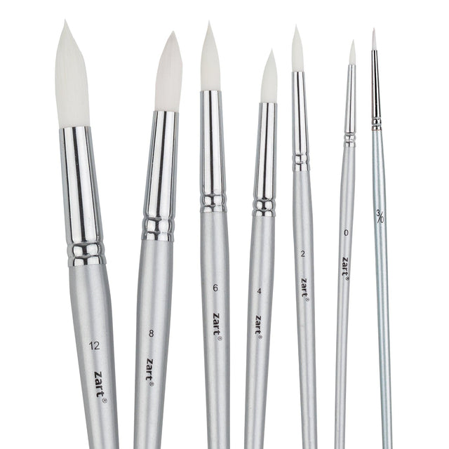 Zart Dynamic Taklon Round Brushes - Educational Vantage