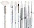 Dynamic Taklon Brush Set Pack of 8 - Educational Vantage