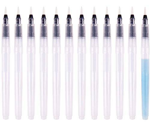 Water Brush Refillable Medium Pack of 12 - Educational Vantage