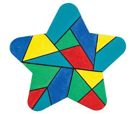 Canvas Board Magnetic Star 15cm Pack of 4 - Educational Vantage