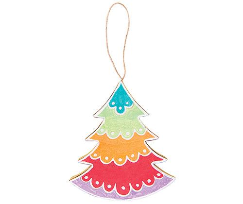 3D Tree and Star Ornaments Pack of 10 - Educational Vantage