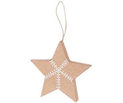 3D Tree and Star Ornaments Pack of 10 - Educational Vantage