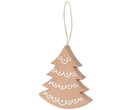 3D Tree and Star Ornaments Pack of 10 - Educational Vantage