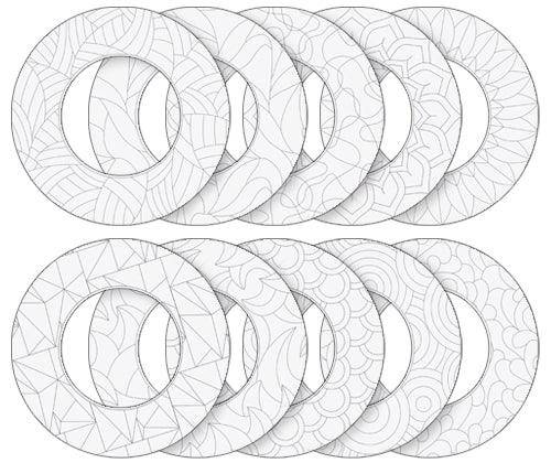 ColourMe Wreath Pack of 10 - Educational Vantage