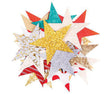 Handmade Paper Stars Xmas Colours Pack of 100 - Educational Vantage