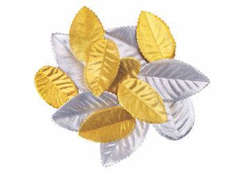 Mini Craft Leaves Metallic Pack of 60 - Educational Vantage