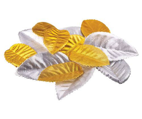 Mini Craft Leaves Metallic Pack of 60 - Educational Vantage