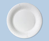 Paper Plates White Pack of 50 - Educational Vantage