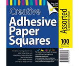 Adhesive Paper Squares Pack of 100 - Educational Vantage