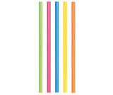 ECO Paper Straws 8mm x 19.7cm Coloured Pack of 500 - Educational Vantage