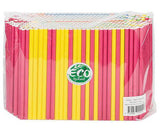 ECO Paper Straws 8mm x 19.7cm Coloured Pack of 500 - Educational Vantage