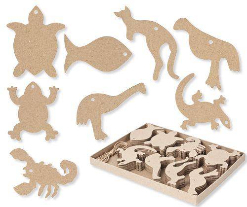 Papier-mache Australian Animals Pack of 80 - Educational Vantage