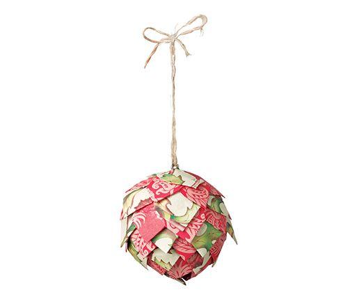 Papier-mache Baubles 60mm Pack of 9 - Educational Vantage