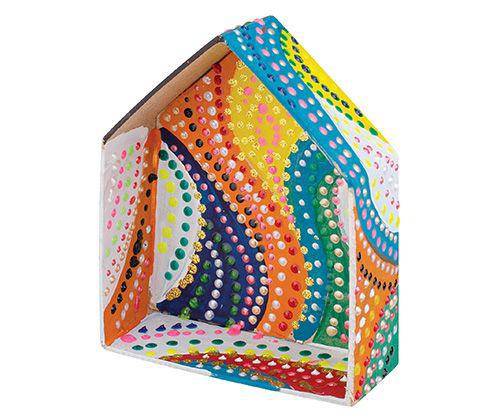 Papier-mache House Pack of 12 - Educational Vantage