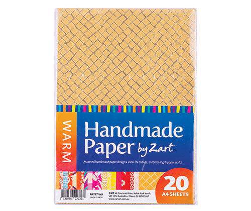 Handmade Pattern Paper A4 Pack of 20 - Educational Vantage