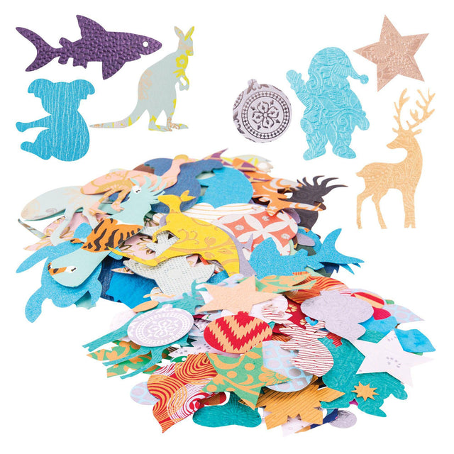 Handmade Pattern Paper Shapes 100g - Educational Vantage