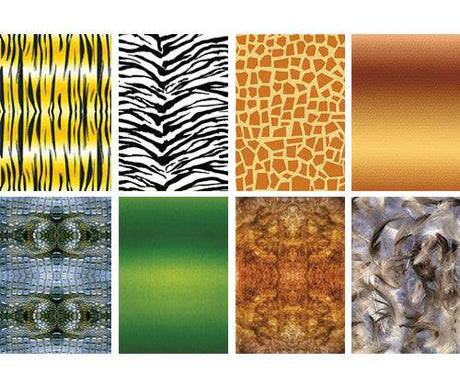 Pattern Paper A4 Animal Pack of 40 - Educational Vantage