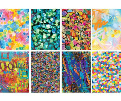 Pattern Paper A4 Arty Pack of 40 - Educational Vantage