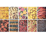 Pattern Paper A4 Fruit & Veg Pack of 40 - Educational Vantage