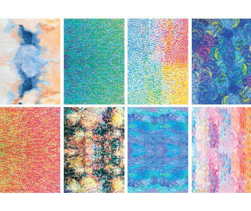 Pattern Papers A4 Impressionist Pack of 40 - Educational Vantage