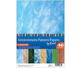 Pattern Papers Environment Pack of 40 - Educational Vantage