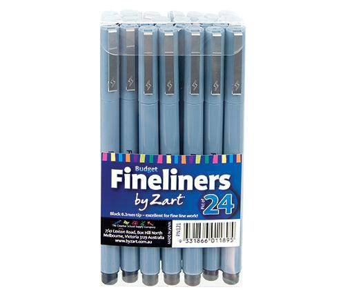 Budget Fineliner Pack of 24 - Educational Vantage