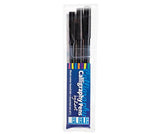 Calligraphy Pen Assorted Sizes Black Pack of 3 - Educational Vantage