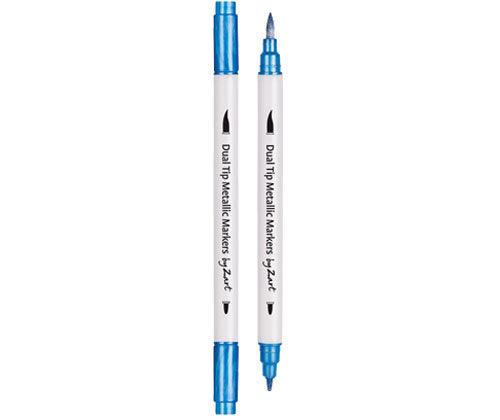 Dual Tip Metallic Coloured Markers Pack of 8 - Educational Vantage