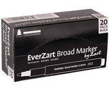 EverZart Broad Marker Pack of 20 - Educational Vantage