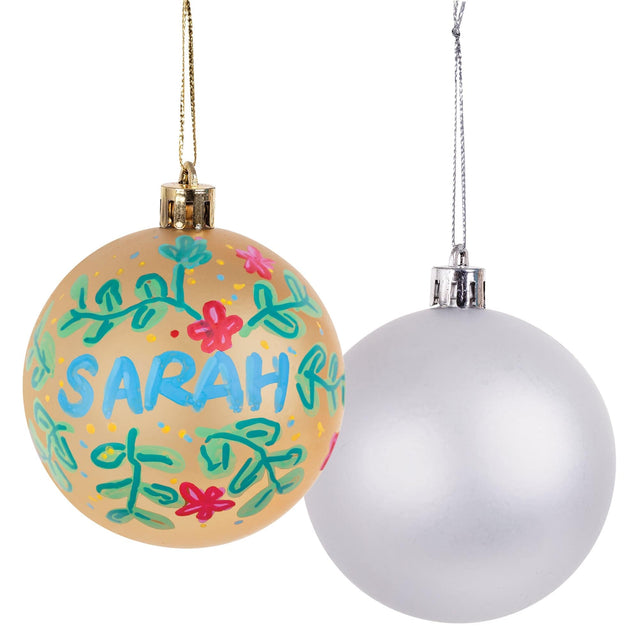 Gold and Silver Baubles Pack of 10 - Educational Vantage